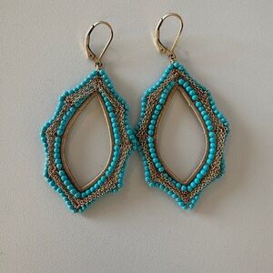 Dana Kellin Turquoise Beaded Earrings